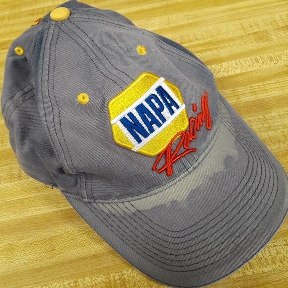NAPA Racing Waltrip #15 NASCAR Adjustable Hat Cap Distressed Retro 100% Cotton - Picture 2 of 11